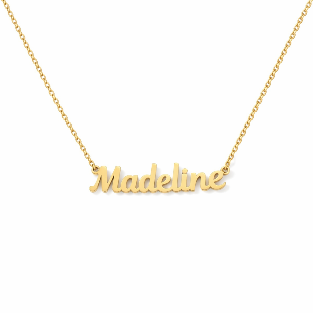 Collier Prénom Personnalisable — Script Français